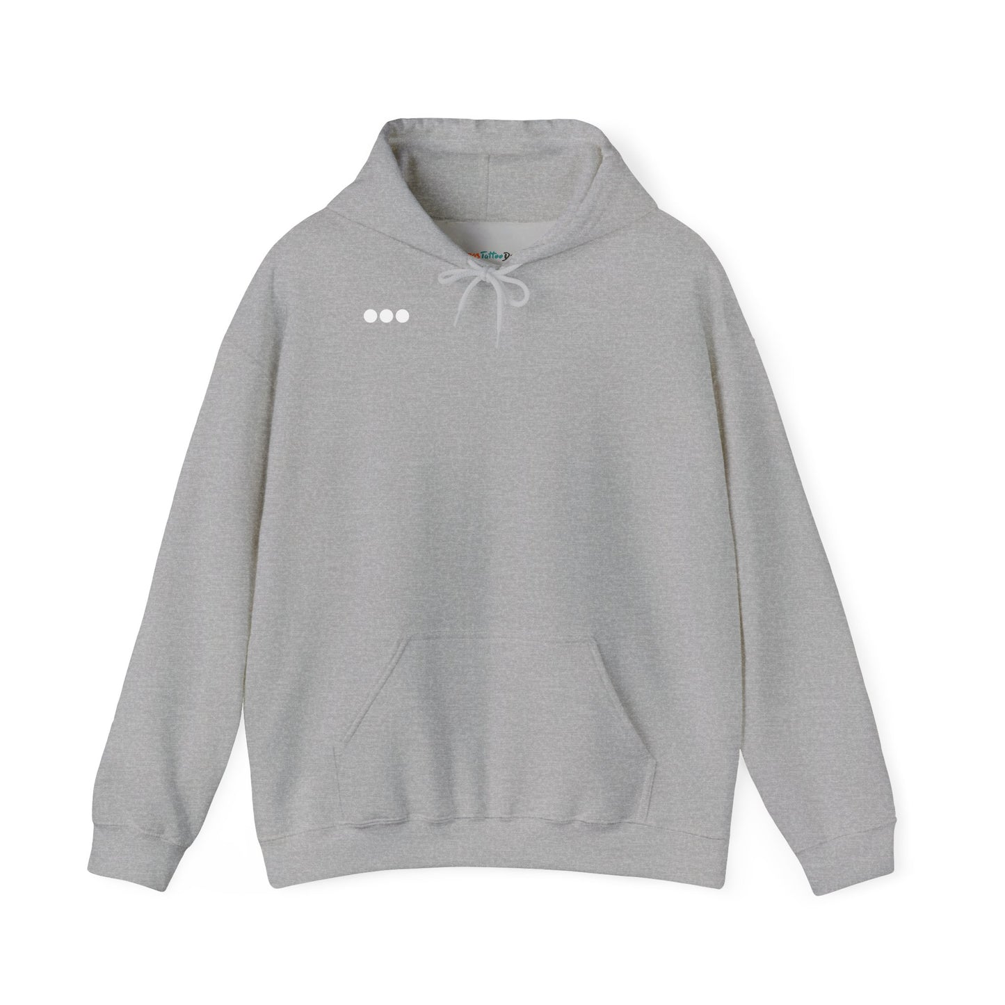 White Swirl Lines - Hoodie