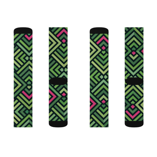 Green Bold Crew - Sokken